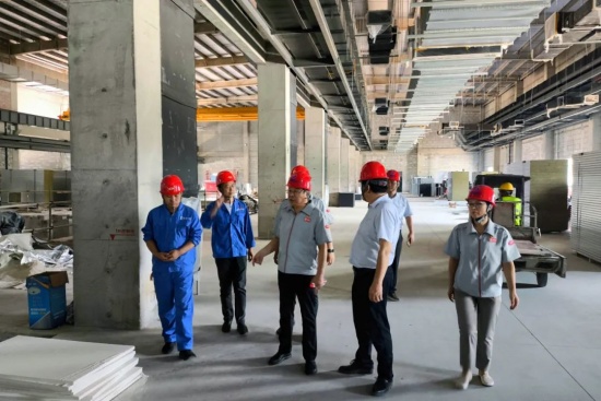 卢树敬到封装材料事业部检查指导工作